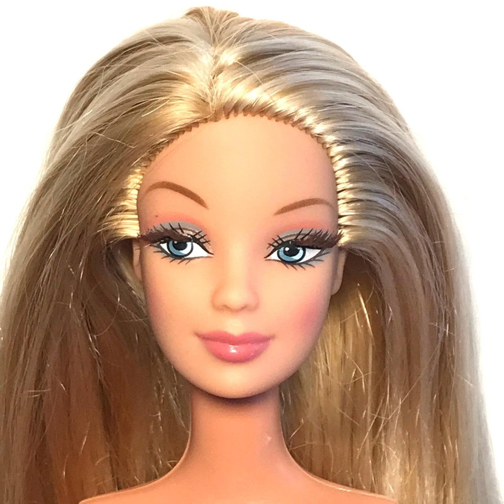 Nude Barbie 2005 Fashion Fever Makeup Chic Blonde Mackie Lashes J4182 Doll
